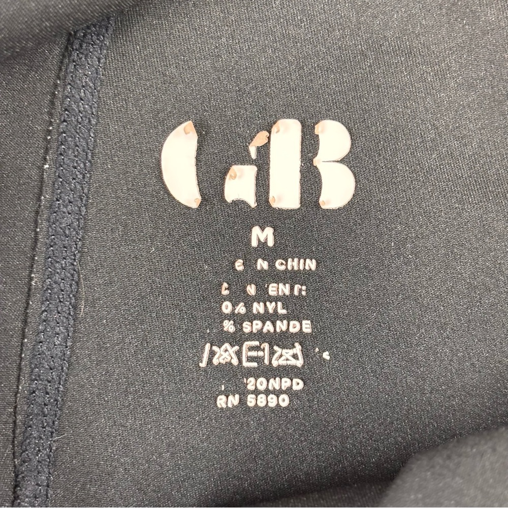 GB Gianni Bini Black Sports Bra & Leggings Bundle Activewear Womens Medium - Picture 6 of 8